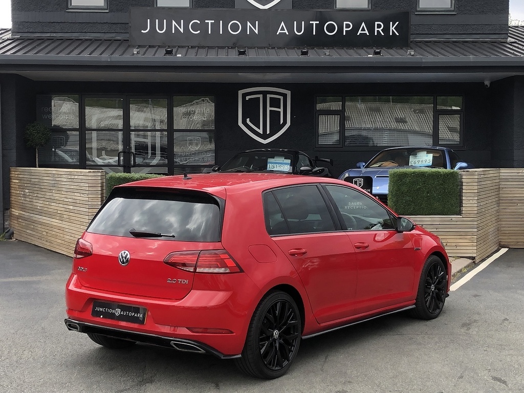 Volkswagen Golf Tdi Bluemotion Tech R-line RK67KAU Red #6