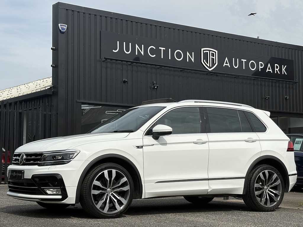 Volkswagen Tiguan Tdi Bluemotion Tech R-line DG66KUT White #2