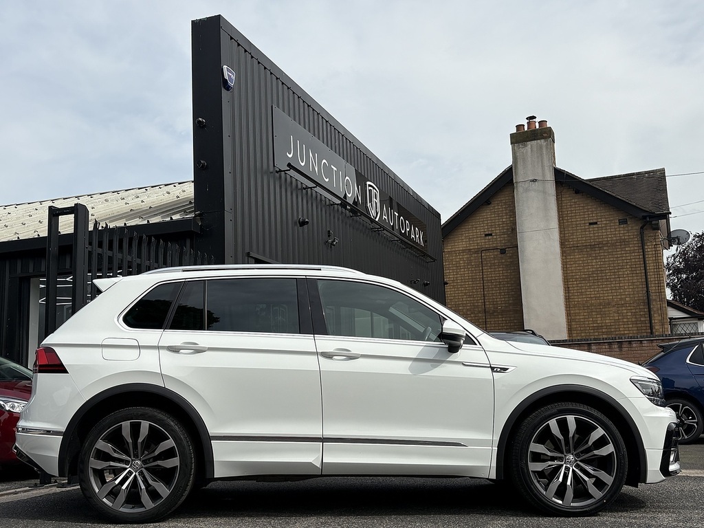 Volkswagen Tiguan Tdi Bluemotion Tech R-line DG66KUT White #5