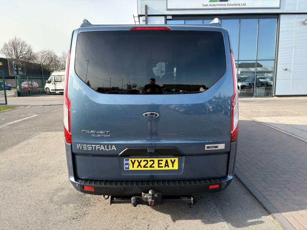 Ford Transit Custom 4 Belt - 4 Berth - Onboard Toilet Cream Leather In Blue #3
