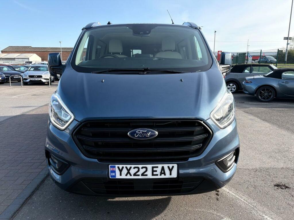 Ford Transit Custom 4 Belt - 4 Berth - Onboard Toilet Cream Leather In Blue #5
