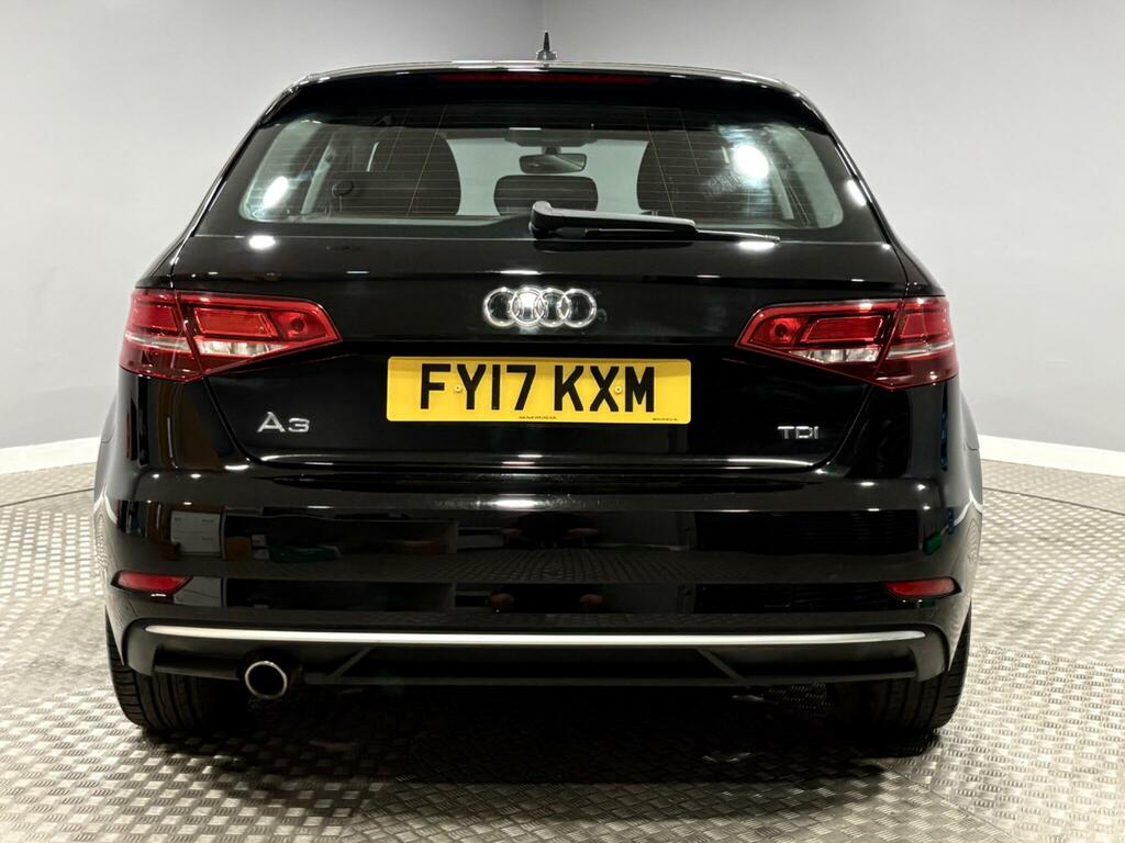 Audi A3 1.6 Tdi Sport Sportback Euro 6 FY17KXM Black #4