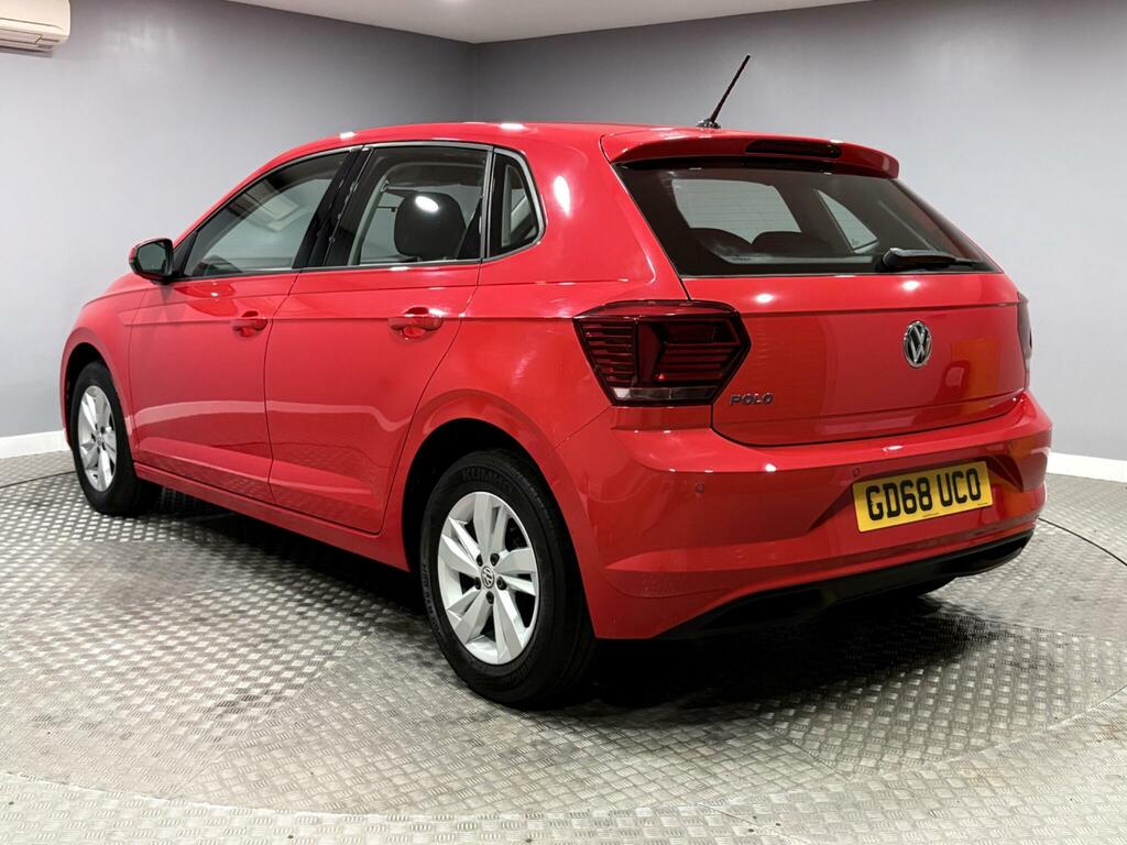 Volkswagen Polo 1.0 Evo Se Euro 6 Ss GD68UCO Red #5