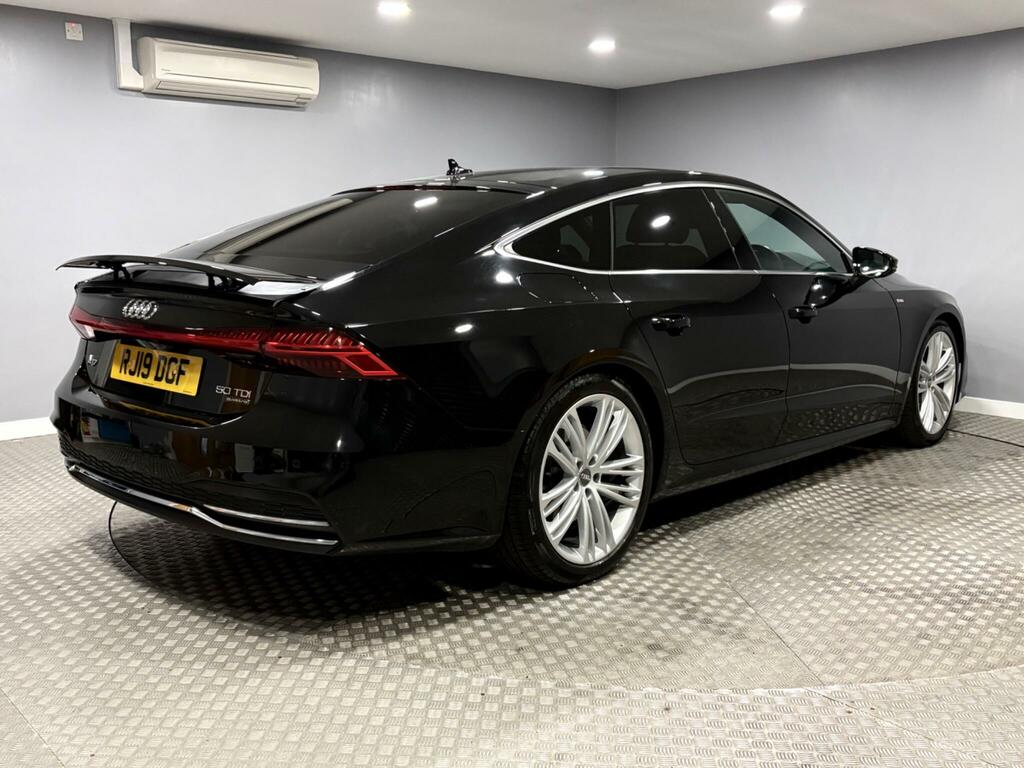 Audi A7 3.0 Tdi V6 50 S Line Sportback Tiptronic Quattro E RJ19DGF Black #3