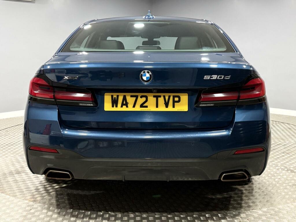 BMW 5 Series 3.0 530D Mht M Sport Steptronic Xdrive Euro 6 Ss WA72TVP Blue #4