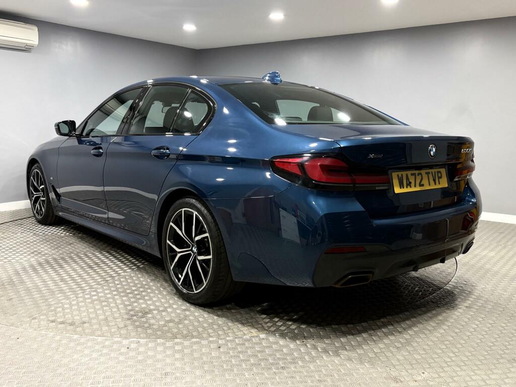 BMW 5 Series 3.0 530D Mht M Sport Steptronic Xdrive Euro 6 Ss WA72TVP Blue #5