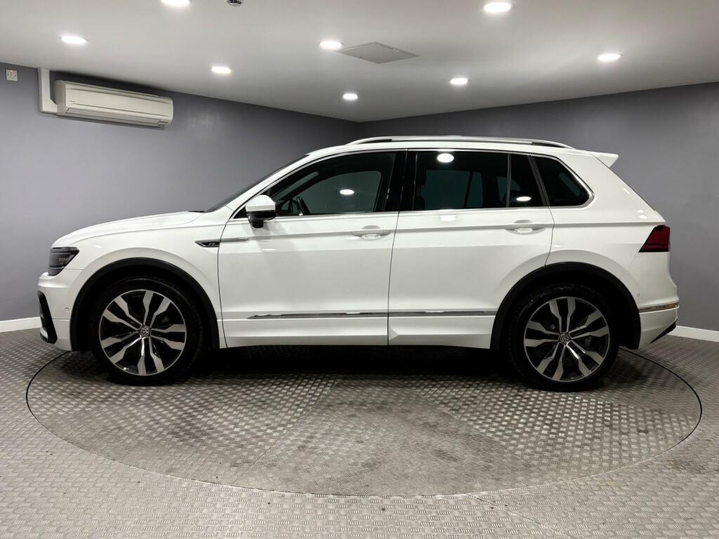 Volkswagen Tiguan 2.0 Tdi R-line Dsg 4Motion Euro 6 Ss White #6