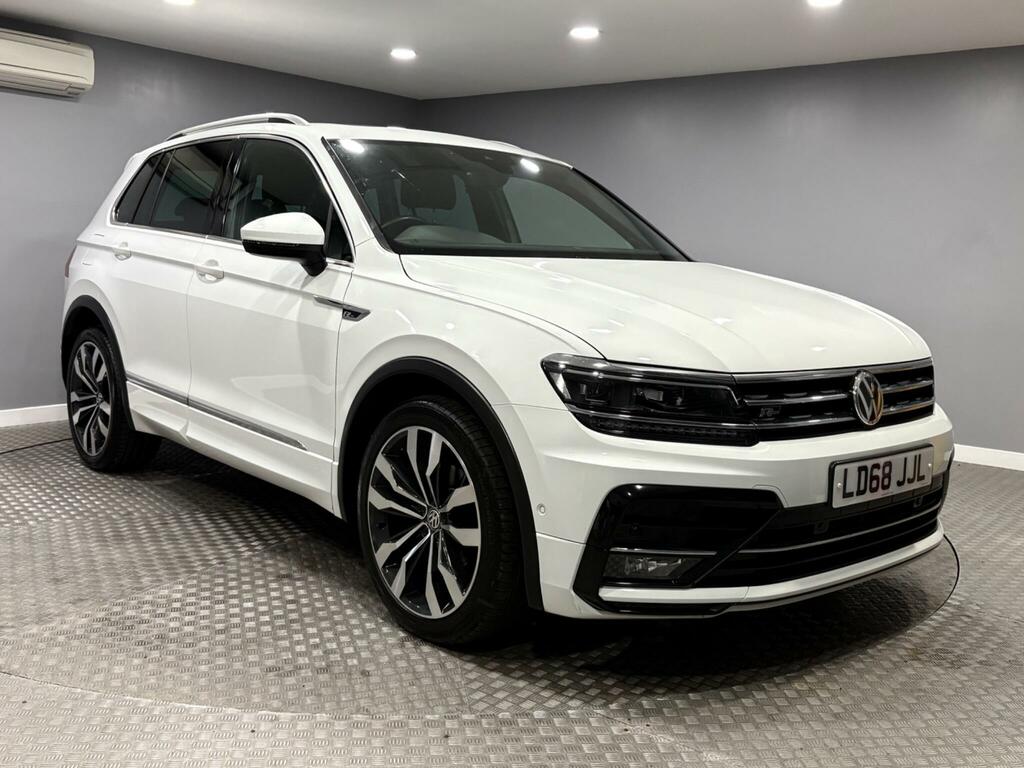 Volkswagen Tiguan 2.0 Tdi R-line Dsg 4Motion Euro 6 Ss White
