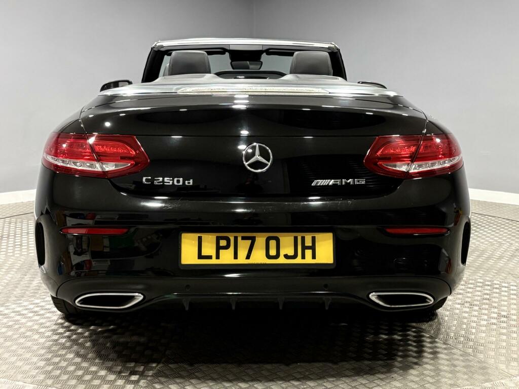 Mercedes-Benz C Class 2.1 C250d Amg Line Premium Plus Cabriolet G-tron LP17OJH Black #4
