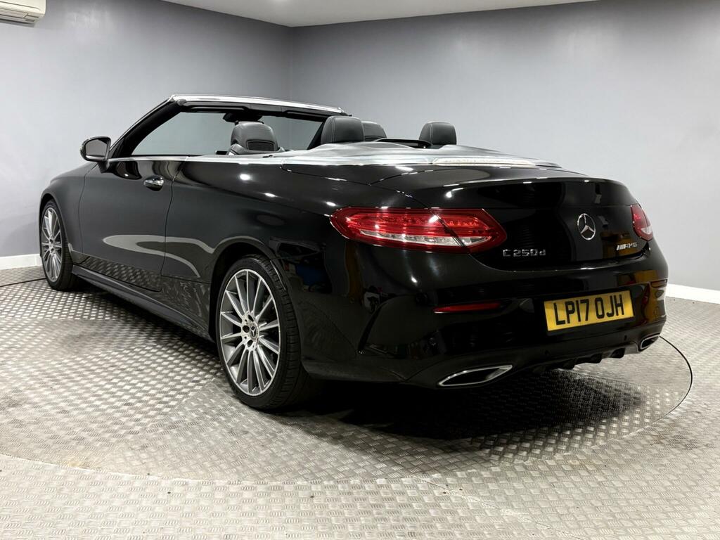 Mercedes-Benz C Class 2.1 C250d Amg Line Premium Plus Cabriolet G-tron LP17OJH Black #5