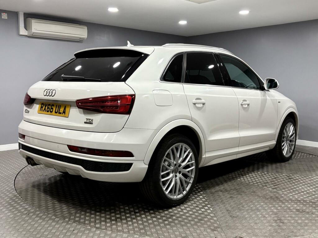 Audi Q3 2.0 Tdi S Line Plus Quattro Euro 6 Ss RX66ULA White #3