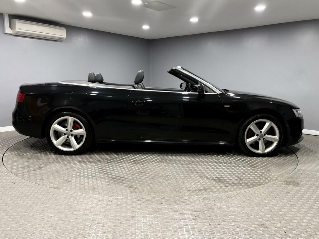 Audi A5 2.0 Tdi S Line Convertible Euro Black #2