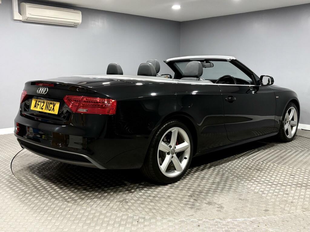 Audi A5 2.0 Tdi S Line Convertible Euro Black #3