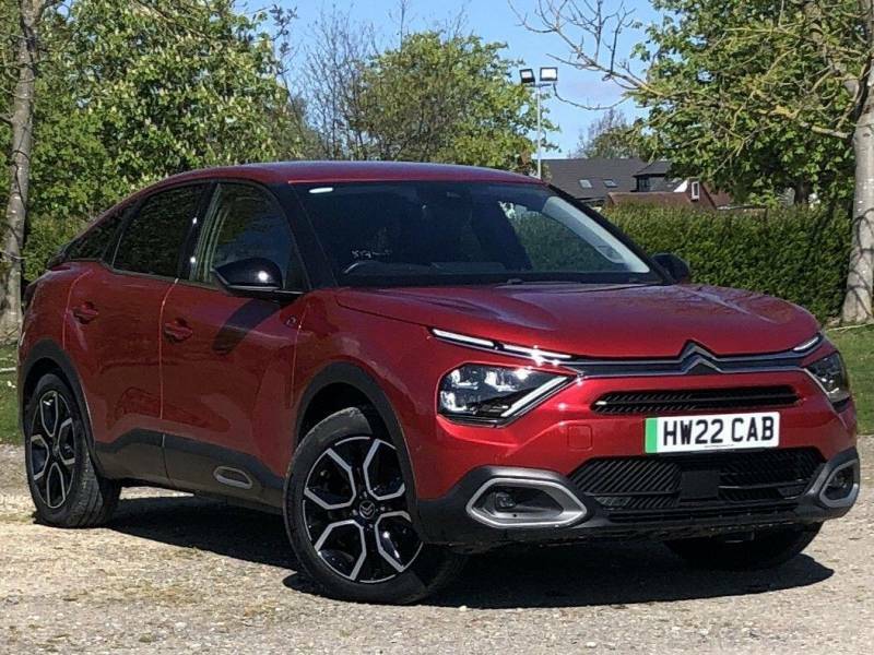 Citroen e-C4 50Kwh Shine Plus 7.4Kw Charger - 2022 Red
