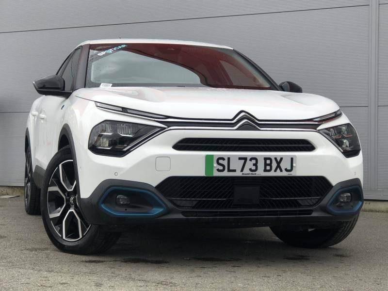Citroen e-C4 50Kwh Shine Plus 7.4Kw Charger - 2023 White