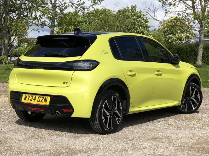 Peugeot 208 1.2 Puretech Gt Euro 6 Ss - 2024 24 WV24GZN Yellow #3