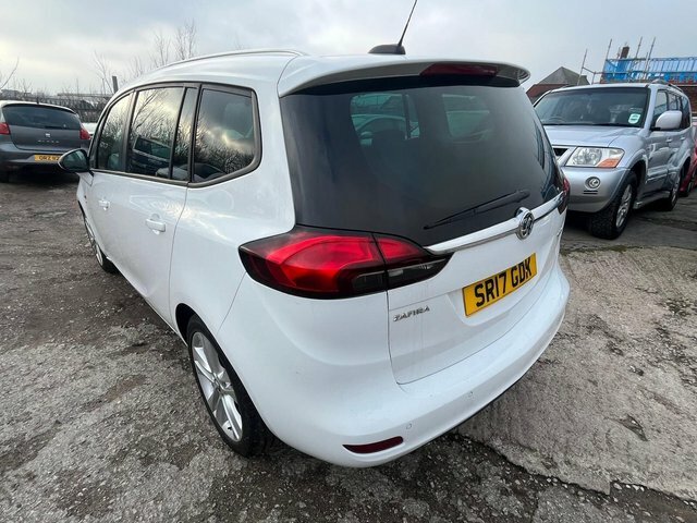 Vauxhall Zafira Tourer 1.4I Turbo Sri Euro 6 SR17GDK White #4