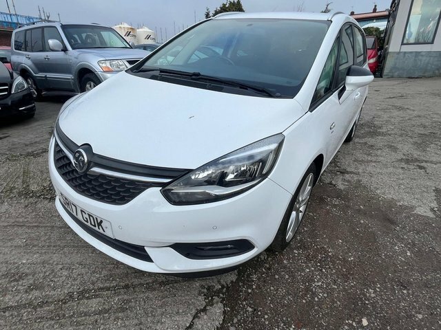 Vauxhall Zafira Tourer 1.4I Turbo Sri Euro 6 SR17GDK White #3