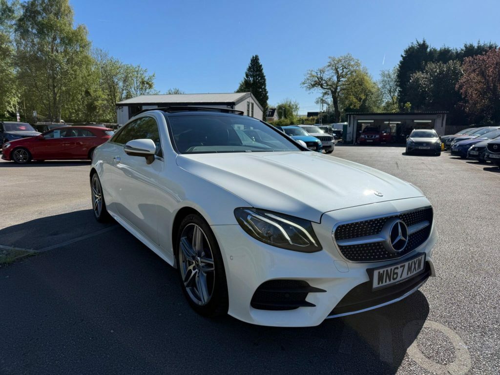 Mercedes-Benz E Class 2.0 E220d Amg Line Premium Coupe G-tr WN67MXW White #4