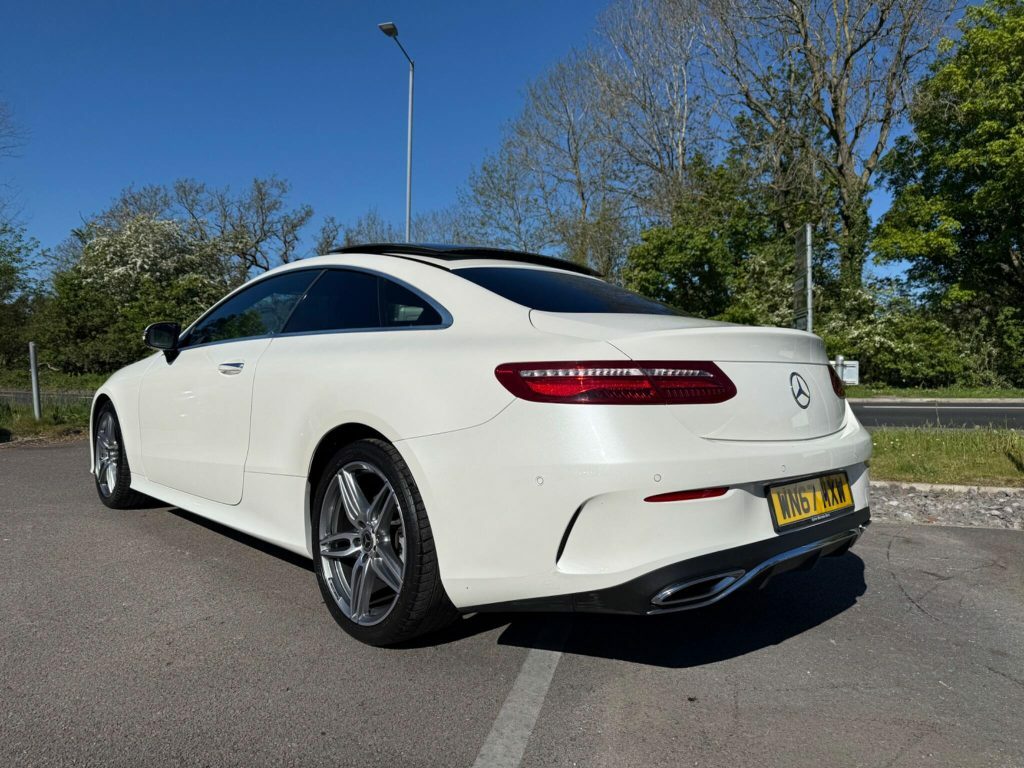 Mercedes-Benz E Class 2.0 E220d Amg Line Premium Coupe G-tr WN67MXW White #3