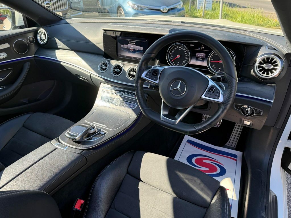 Mercedes-Benz E Class 2.0 E220d Amg Line Premium Coupe G-tr White