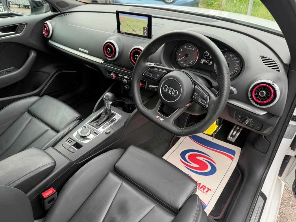 Audi S3 2.0 Tfsi Black Edition Sportback S Tronic Quattro White