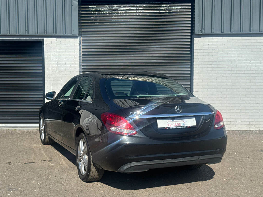 Mercedes-Benz C Class C220d Se Executive Edition ML66YKN Black #5