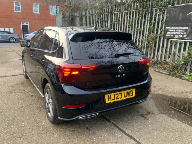 Volkswagen Polo Tsi R-line Dsg Euro HJ23UWD Black #4