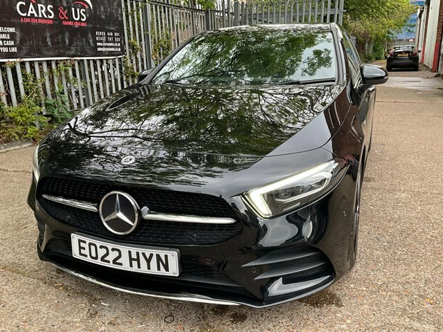Mercedes-Benz A Class A200 Amg Line Edition EO22HYN Black #2
