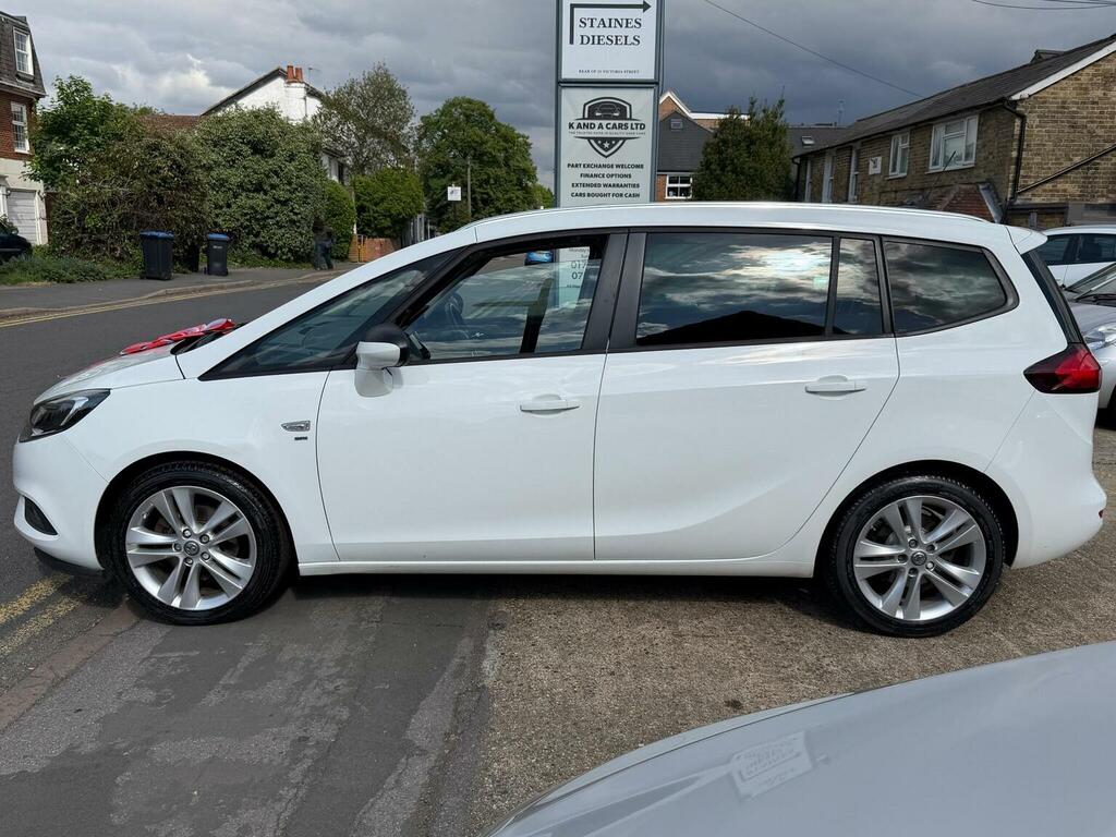 Vauxhall Zafira Tourer Mpv 1.4I Turbo Sri Nav Euro 6 201767 FE67XLF White #6