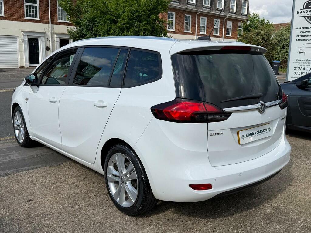 Vauxhall Zafira Tourer Mpv 1.4I Turbo Sri Nav Euro 6 201767 FE67XLF White #4