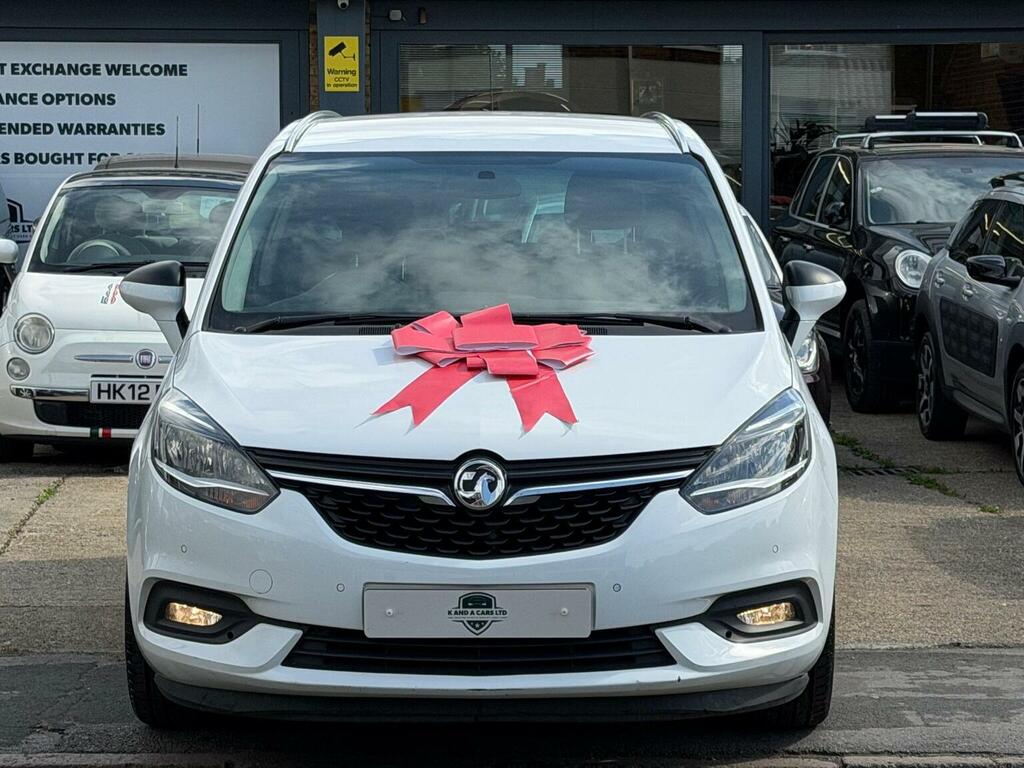 Vauxhall Zafira Tourer Mpv 1.4I Turbo Sri Nav Euro 6 201767 FE67XLF White #2