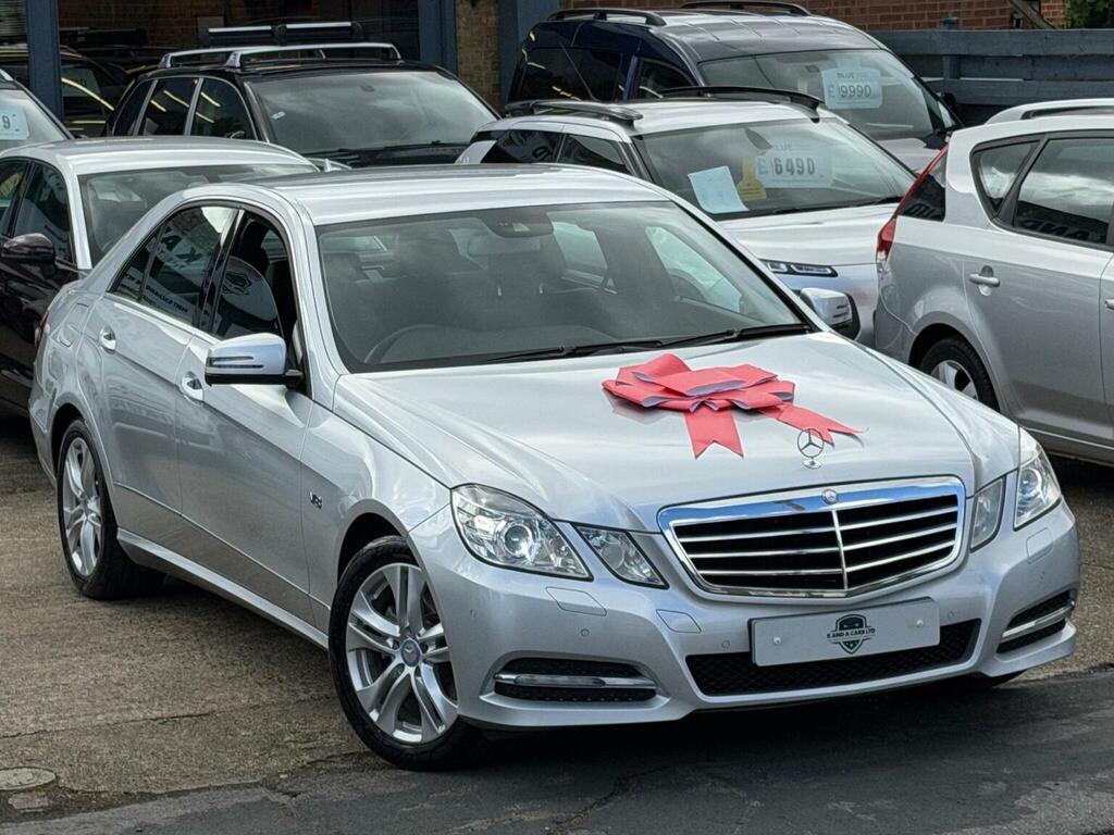 Mercedes-Benz E Class Saloon 1.8 E200 Cgi Blueefficiency Avantgarde G-tr Silver #6