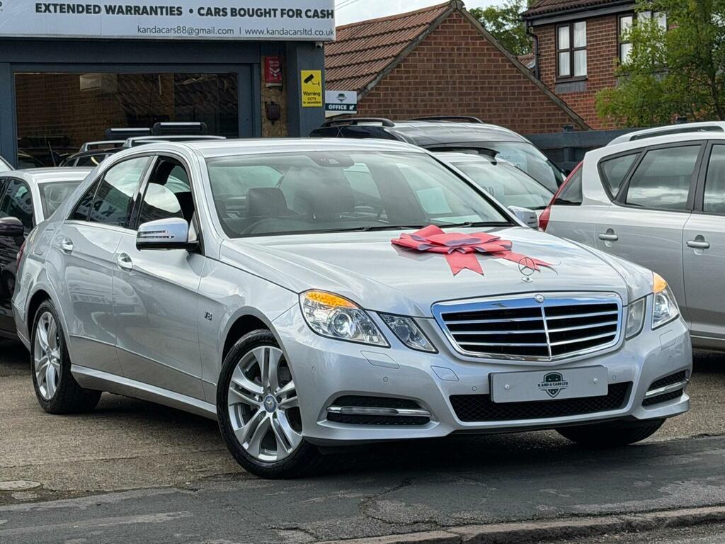 Mercedes-Benz E Class Saloon 1.8 E200 Cgi Blueefficiency Avantgarde G-tr Silver