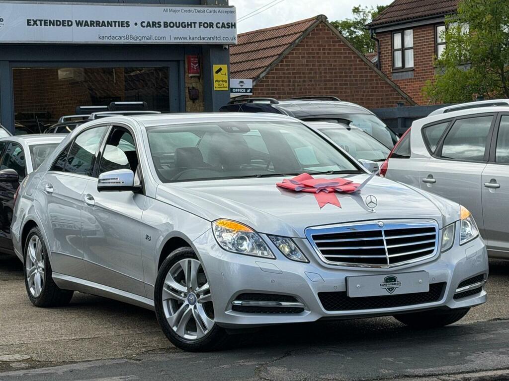 Mercedes-Benz E Class Saloon 1.8 E200 Cgi Blueefficiency Avantgarde G-tr Silver #5