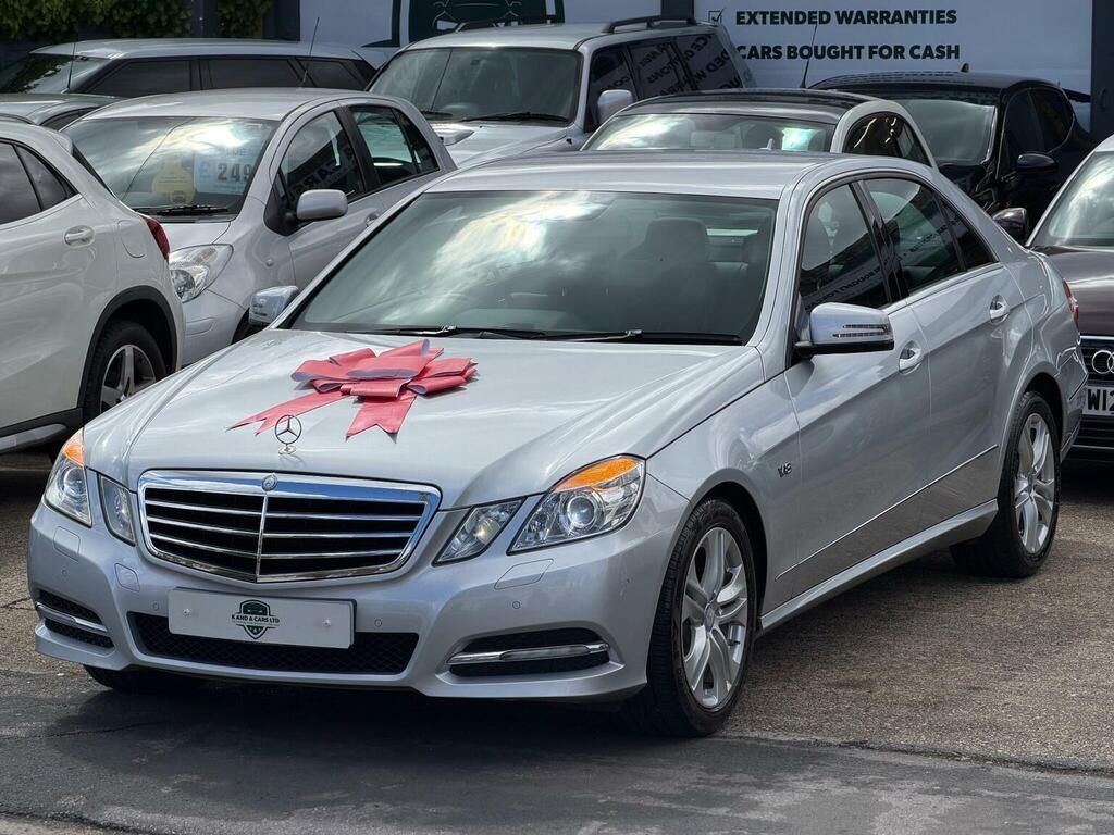 Mercedes-Benz E Class Saloon 1.8 E200 Cgi Blueefficiency Avantgarde G-tr Silver #3