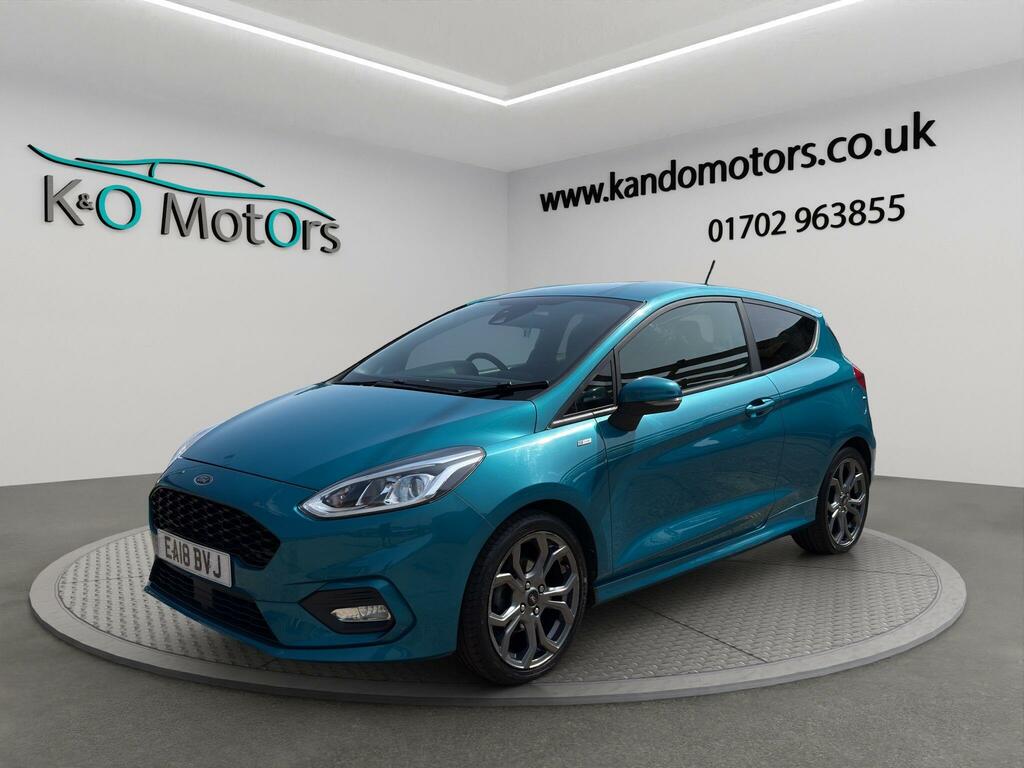 Ford Fiesta 1.0T Ecoboost St-line Euro 6 Ss Blue