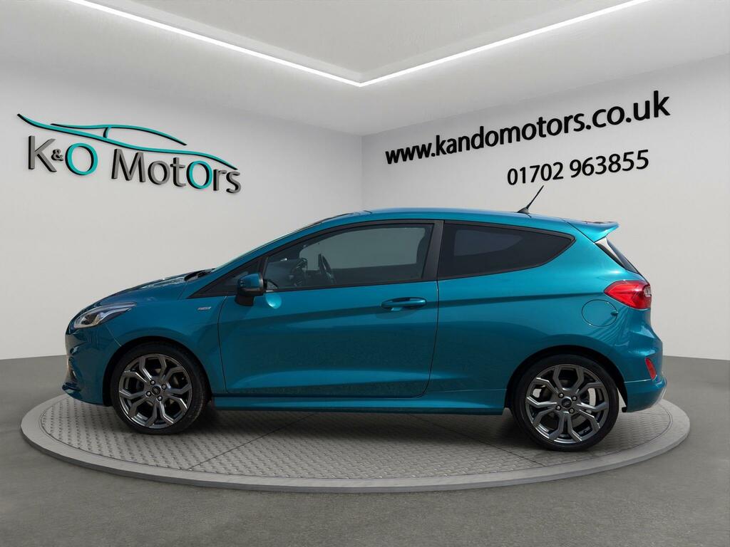 Ford Fiesta 1.0T Ecoboost St-line Euro 6 Ss EA18BVJ Blue #3
