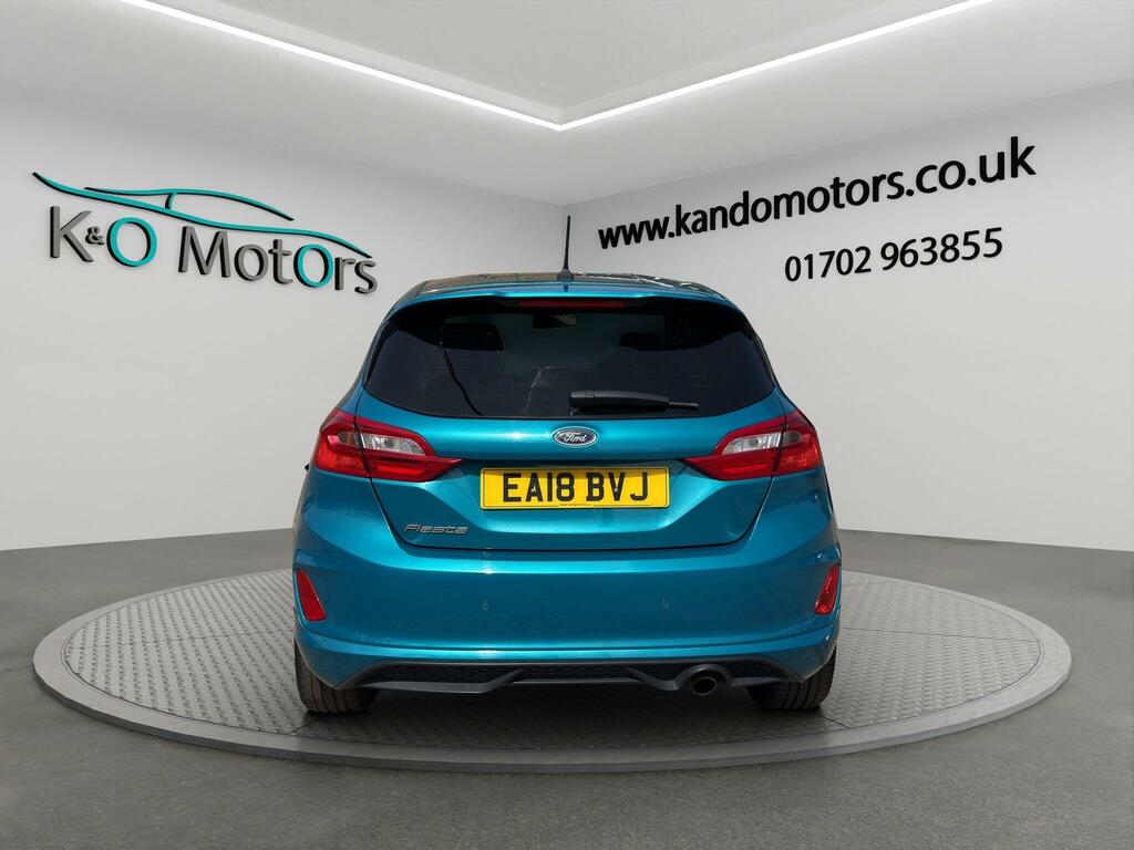 Ford Fiesta 1.0T Ecoboost St-line Euro 6 Ss EA18BVJ Blue #5
