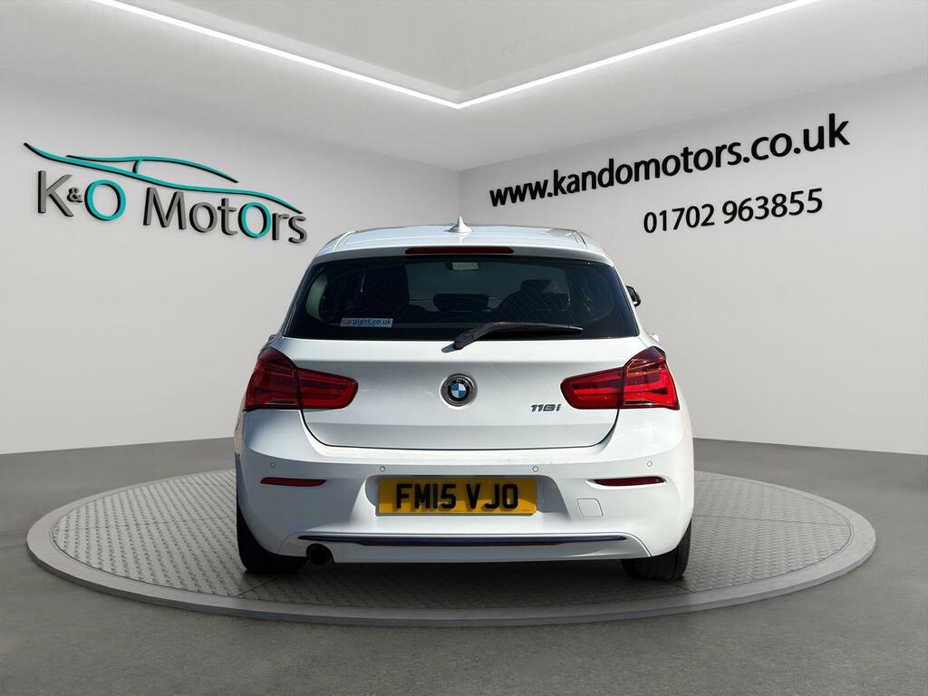 BMW 1 Series 1.6 118I Sport Euro 6 Ss FM15VJO White #5