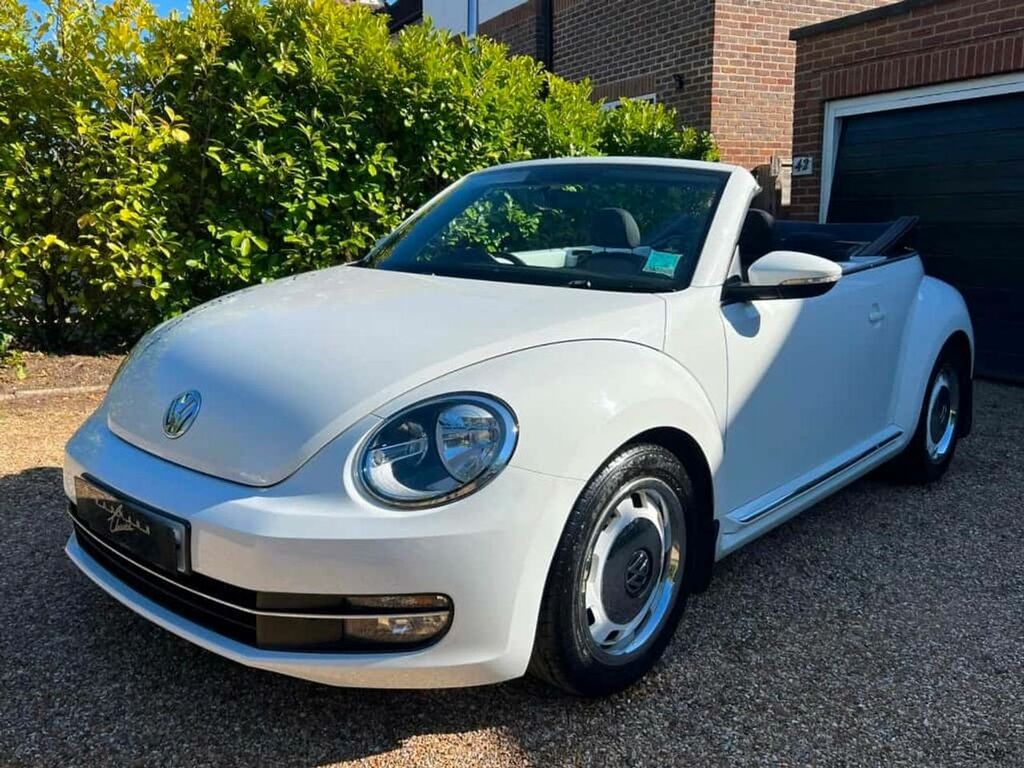 Volkswagen Beetle Design Tdi Bluemotion Technology 1 Lady Driver Fro White