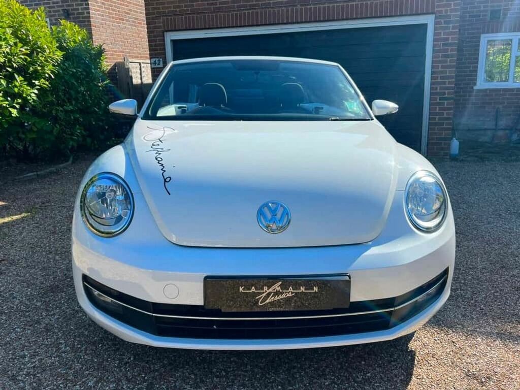 Volkswagen Beetle Design Tdi Bluemotion Technology 1 Lady Driver Fro White #4