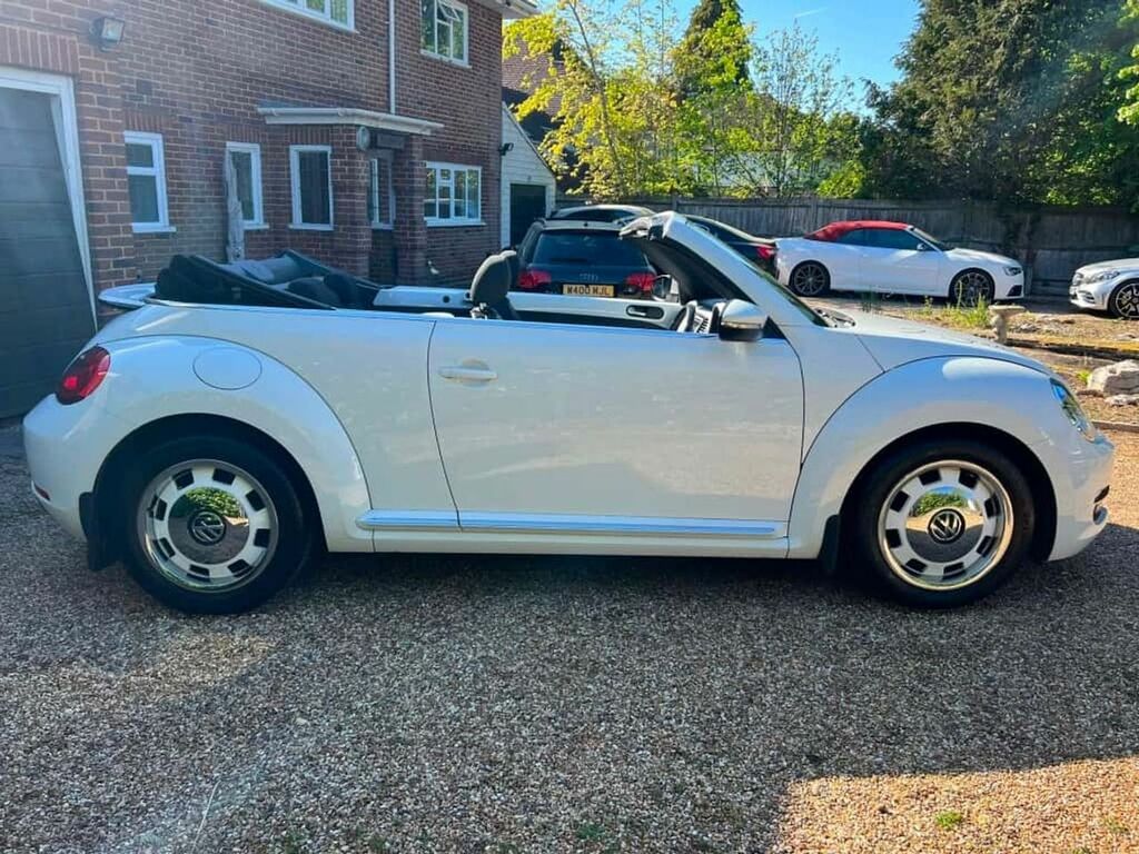 Volkswagen Beetle Design Tdi Bluemotion Technology 1 Lady Driver Fro White #3