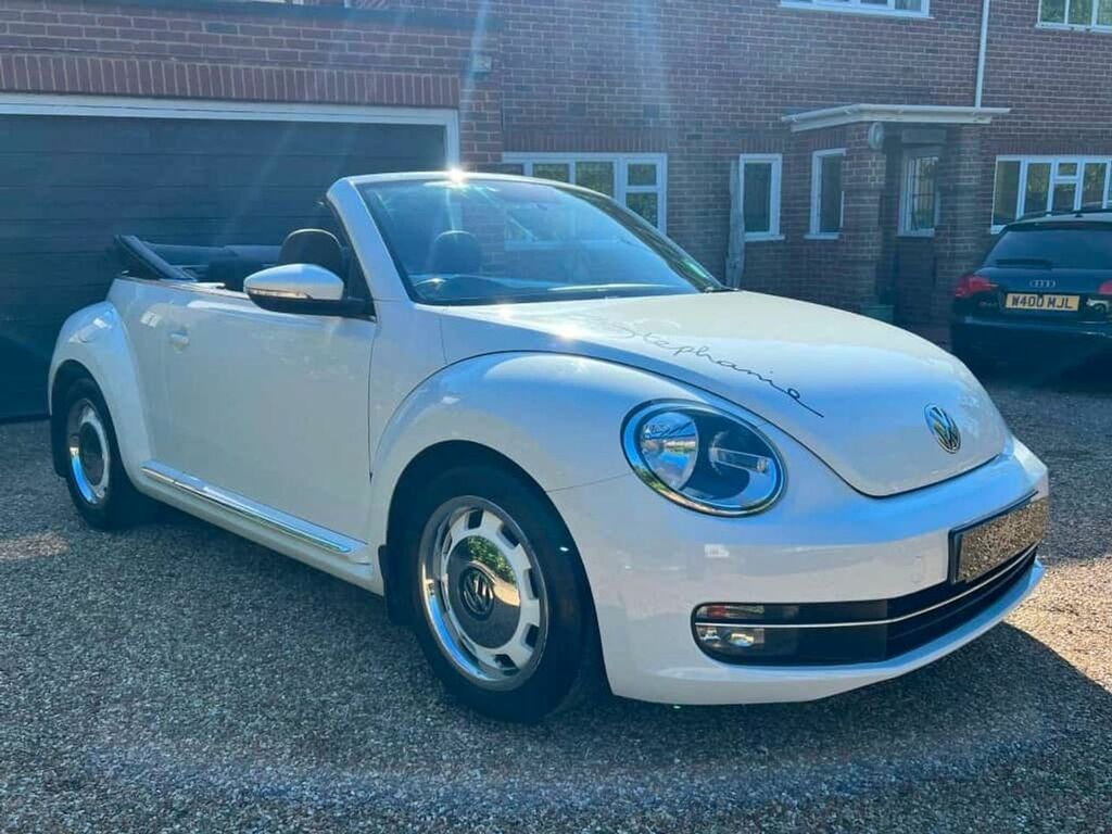 Volkswagen Beetle Design Tdi Bluemotion Technology 1 Lady Driver Fro White #6