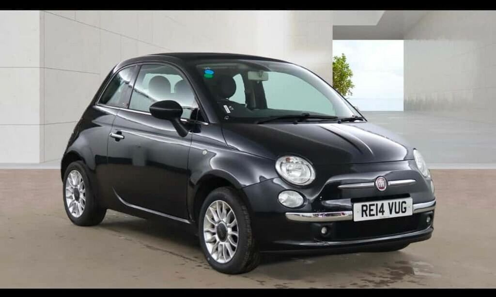 Fiat 500C C Lounge Half Leather,alloys Air Con Black