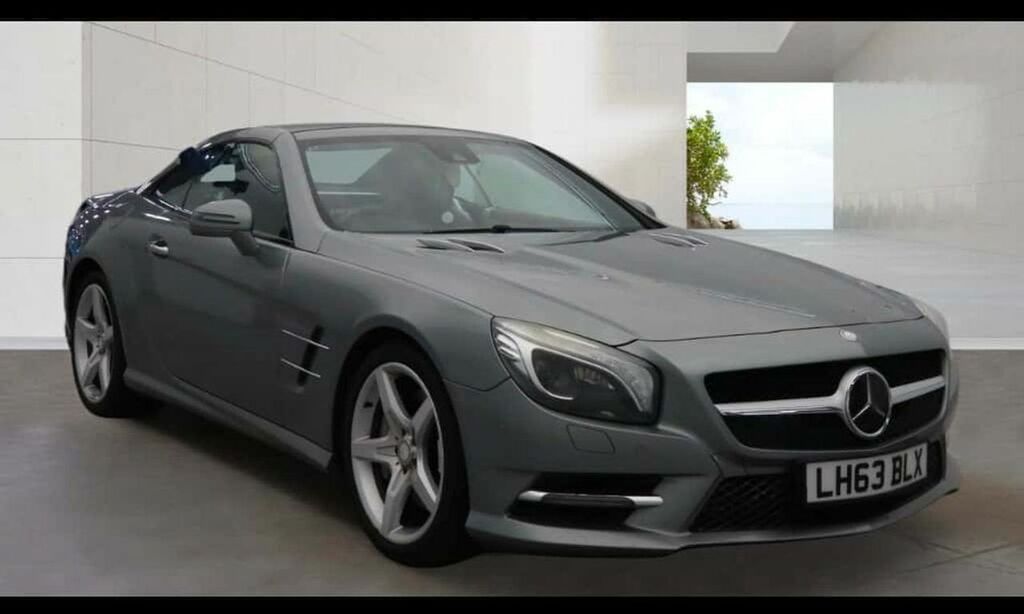 Mercedes-Benz SL Class 5 Sl350 Amg Sport Convertible 2014 Model,designo R Silver #2