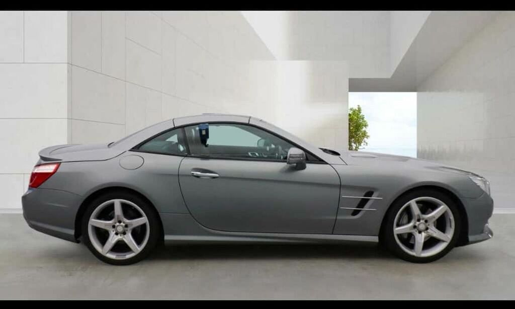 Mercedes-Benz SL Class 5 Sl350 Amg Sport Convertible 2014 Model,designo R Silver #4