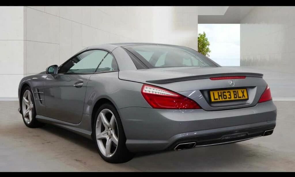 Mercedes-Benz SL Class 5 Sl350 Amg Sport Convertible 2014 Model,designo R Silver #6
