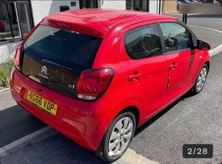 Citroen C1 1.2 Puretech Feel Euro 6 BG66VDP Red #3