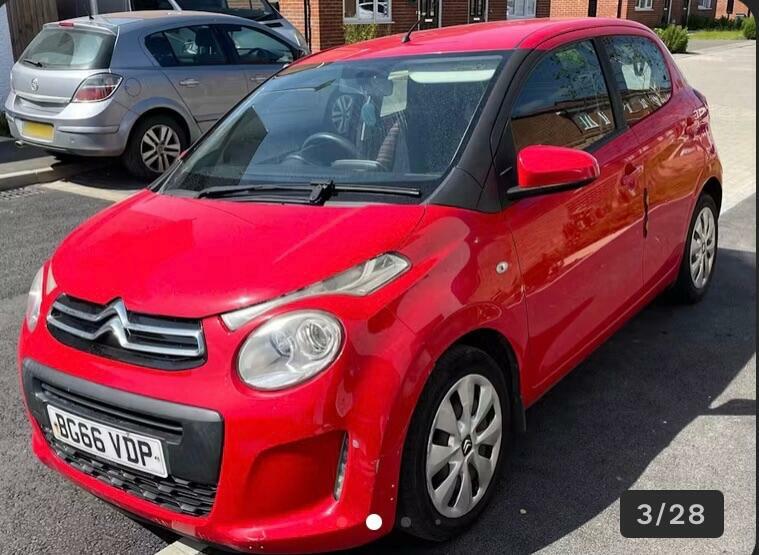 Citroen C1 1.2 Puretech Feel Euro 6 BG66VDP Red #2
